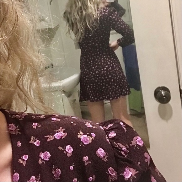 ❤️ floral sunday best wrap mini dress - Picture 6 of 9